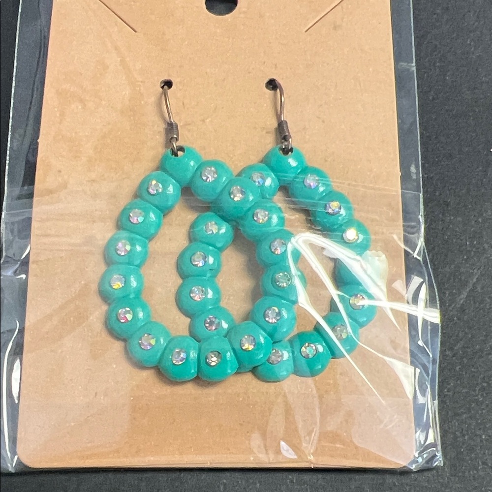 Turquoise Beaded Earrings